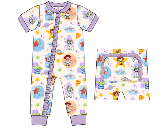 PREORDER 45: RERUNS - Andy’s PJs Girl Loungewear Zippy