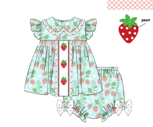 PREORDER 62: SUMMER PT 1 - Berry Sweet Summer Girl Diaper Set