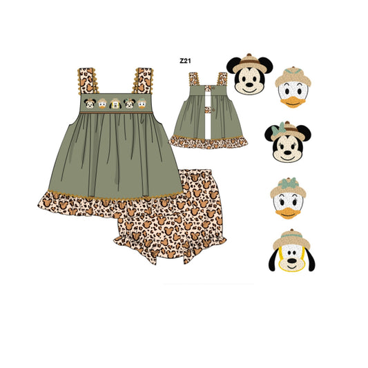 PREORDER 62: SUMMER PT 1 - FK Safari Pals Girl Diaper Set