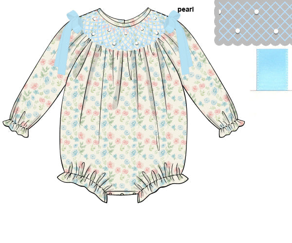 PREORDER 59: TTS - TTS Girls Only - Pearls in Bloom Girl Bubble