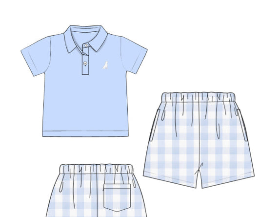 PREORDER 48: SUMMER 1 - Summer Picnic Basics Boy Short Set