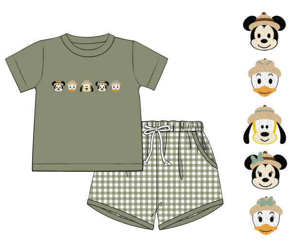 PREORDER 62: SUMMER PT 1 - FK Safari Pals Boy Shortie Set