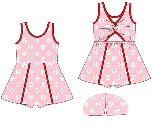 PREORDER 48: SUMMER 1 - Summer 1 Girls Only - Dugout Darlin’ Girl Dress