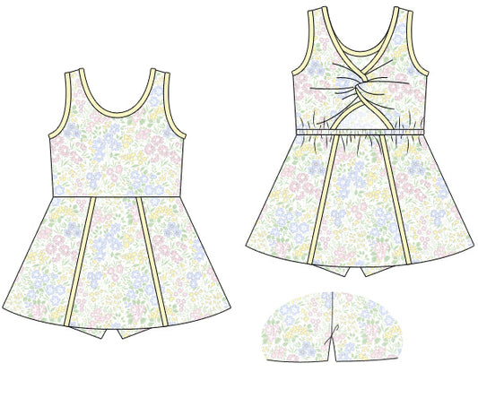 PREORDER 48: SUMMER 1 - Summer 1 Girls Only - Summer Petals Girl Dress