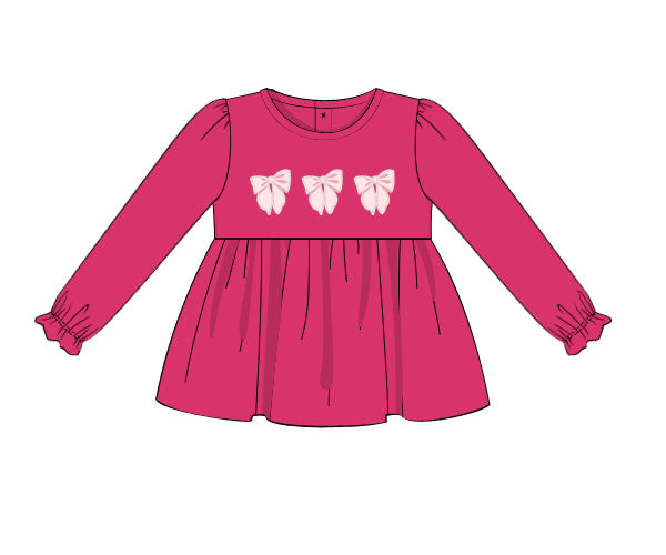 RTS - Winter Mix/Match - Bow Trio Girl Shirt