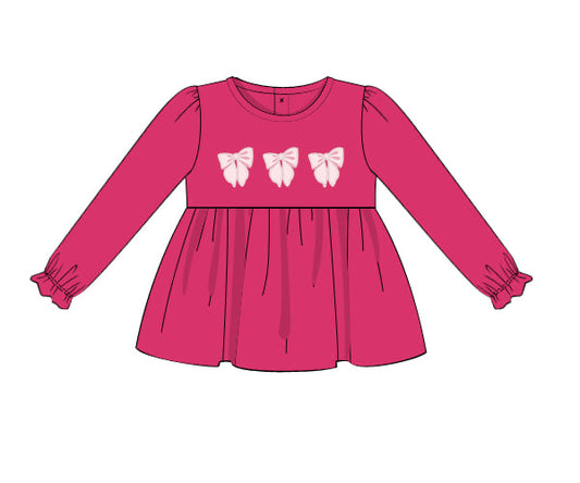 RTS - Winter Mix/Match - Bow Trio Girl Shirt