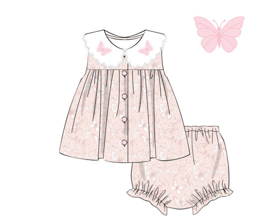PREORDER 63: SUMMER PT 2 - Girls Only - Butterfly Dreams Girl Diaper Set