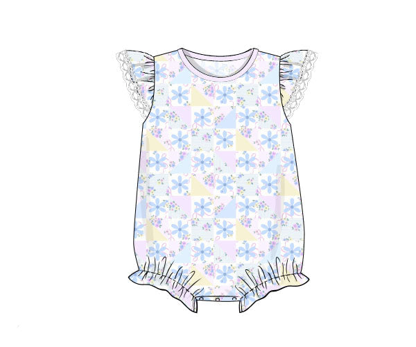 PREORDER 63: SUMMER PT 2 - Girls Only - Lilac Patchwork Girl Bubble