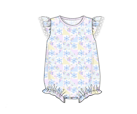 PREORDER 63: SUMMER PT 2 - Girls Only - Lilac Patchwork Girl Bubble