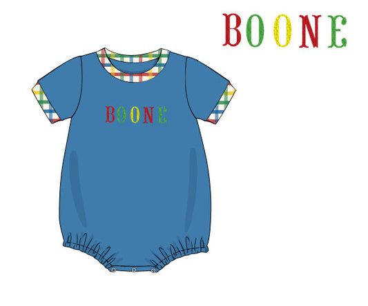PREORDER 63: SUMMER PT 2 - Primary Plaid Basics Boy Bubble
