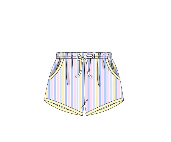 PREORDER 60: SPRING PT 1 - Pastel Paradise Boy Shortie Trunks