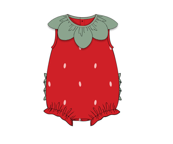 PREORDER 60: SPRING PT 1 - Strawberry Patch Girl Bubble
