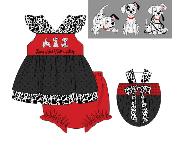 PREORDER 60: SPRING PT 1 - Every Spot tells a Story Girl Diaper Set