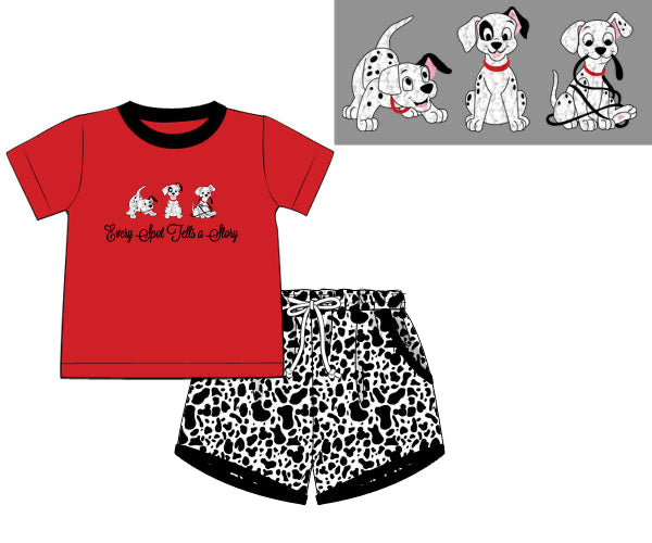 PREORDER 60: SPRING PT 1 - Every Spot tells a Story Boy Shortie Set