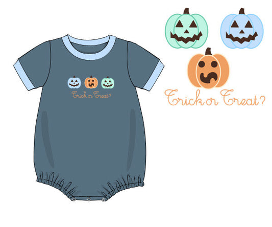 RTS - French Knot Trick Or Treat Boy Bubble