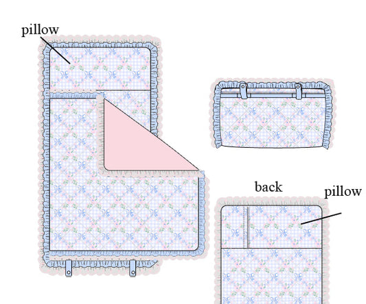 PREORDER 63: SUMMER PT 2 - Pearl Luggage Nap Mat