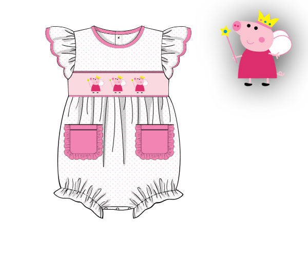 PREORDER 60: SPRING PT 1 - Spring 1 Girls Only - Princess Pig Girl Bubble