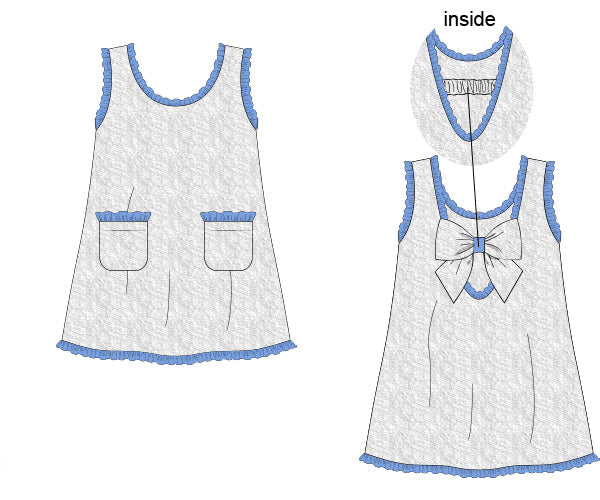 PREORDER 60: SPRING PT 1 - Butterfly Bliss Girl Swim Coverup