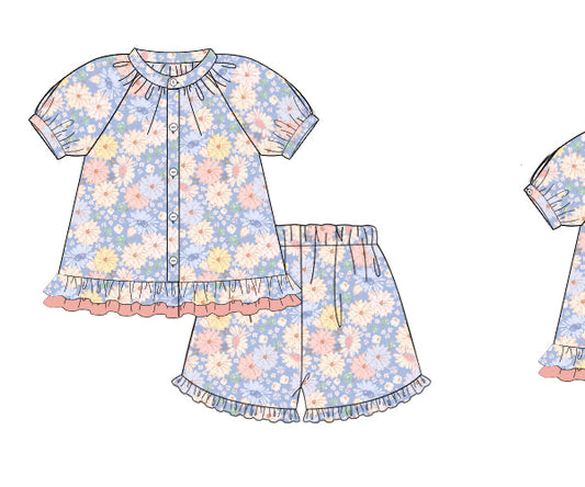 PREORDER 63: SUMMER PT 2 - Harley’s Floral Girl 2pc Loungewear