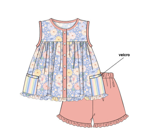 PREORDER 63: SUMMER PT 2 - Harley’s Floral Girl Short Set