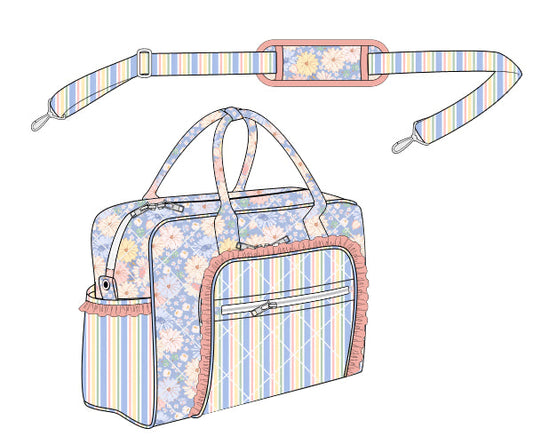 PREORDER 63: SUMMER PT 2 - Harley’s Floral Luggage Duffel