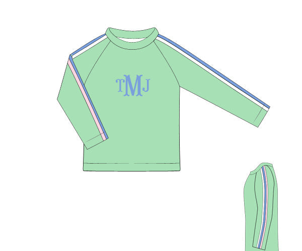 PREORDER 60: SPRING PT 1 - Butterfly Bliss Boy Rashguard Top