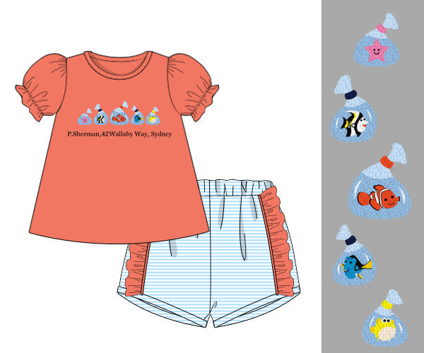 PREORDER 60: SPRING PT 1 - Wallaby Way Girl Shortie Set