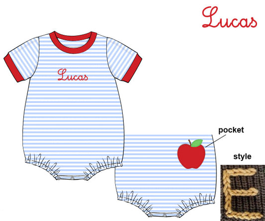 PREORDER 49: SUMMER PT 2 - Chainstitch Apples Boy Bubble