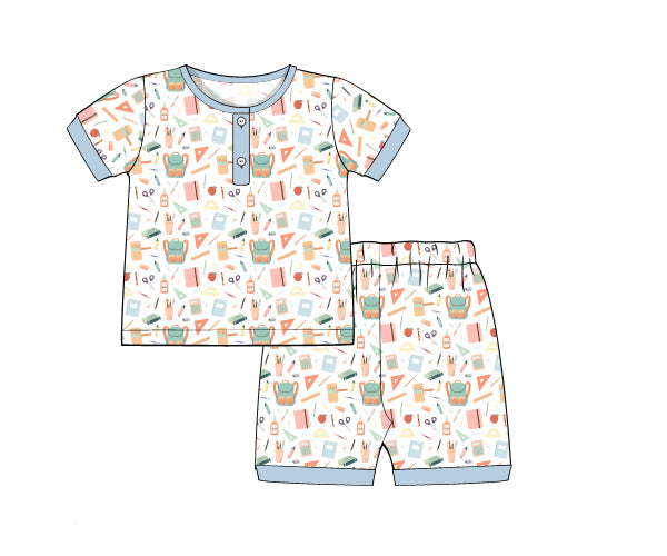 PREORDER 49: SUMMER PT 2 - Classroom Cuties Boy Loungewear Set