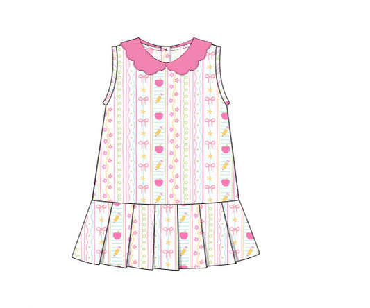 PREORDER 49: SUMMER PT 2 - BTS Girl Only - Preppy Pink School Girl Dress