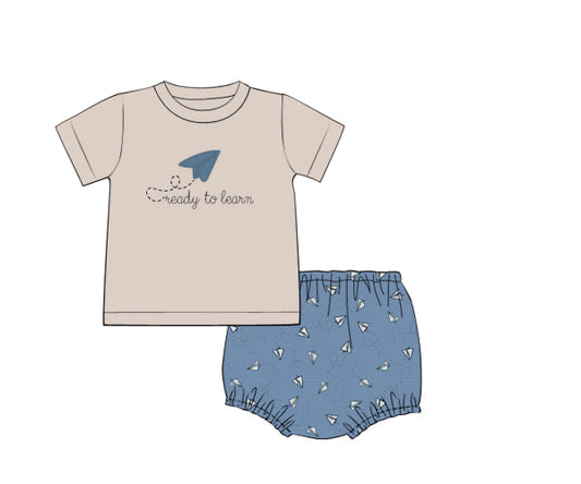 PREORDER 49: SUMMER PT 2 - BTS Boys Only - Titus’ Paper Planes Boy Diaper Set