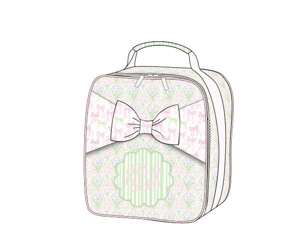 PREORDER 49: SUMMER PT 2 - Lime & Pink Floral Lunchbox