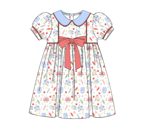 PREORDER 49: SUMMER PT 2 - BTS Girl Only - Teacher’s Pet Toile Girl Dress