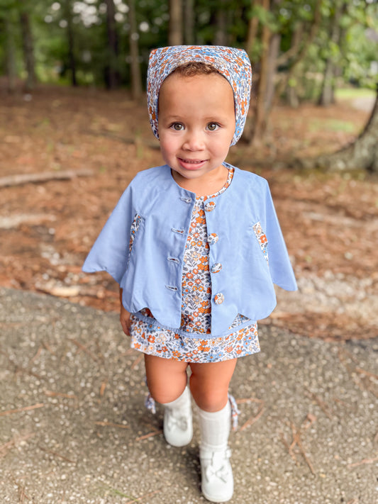 RTS - AUTUMN BASICS - Autumn Basics Girls Only - Vintage Poppies Girl Coat