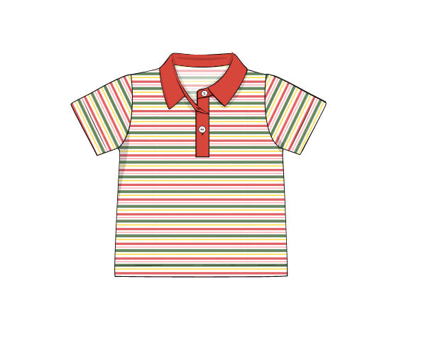 RTS - SUMMER PT 2 - Back to School Trellis Boy Polo