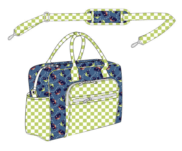 PREORDER 49: SUMMER PT 2 - Retro Monster Trucks Duffel Bag