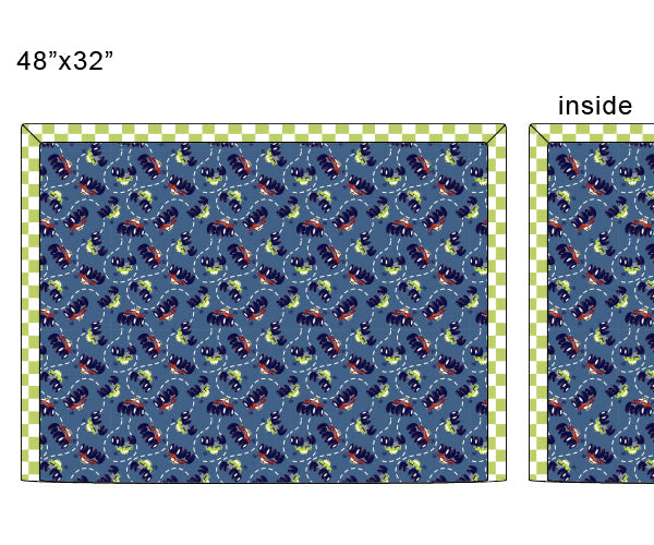 PREORDER 49: SUMMER PT 2 - Retro Monster Trucks Boy Blanket