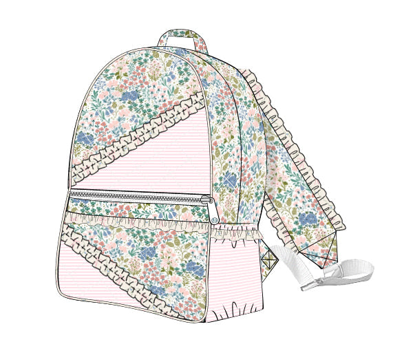 PREORDER 49: SUMMER PT 2 - Tea Room Floral & Bows Backpack