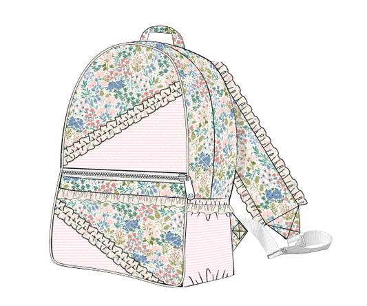 PREORDER 49: SUMMER PT 2 - Tea Room Floral & Bows Backpack