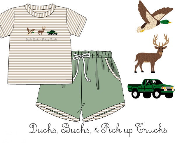 RTS - What Boys Are Made Of Boy Shortie Set