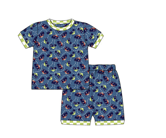 PREORDER 49: SUMMER PT 2 - Retro Monster Trucks Boy 2pc Loungewear