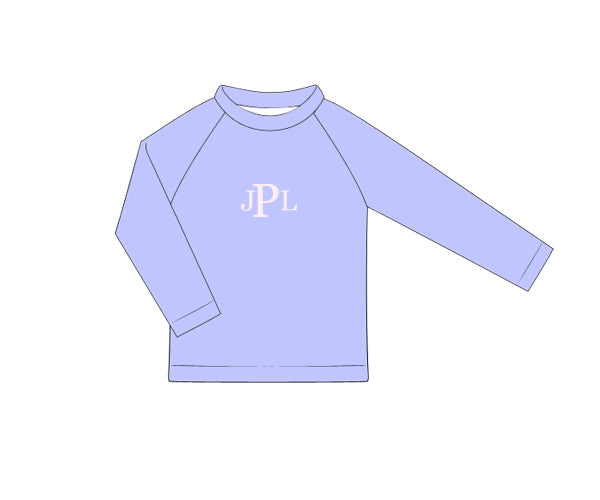 PREORDER 61: SPRING 2 - Spring Patchwork & Stripes Boy Rashguard Top
