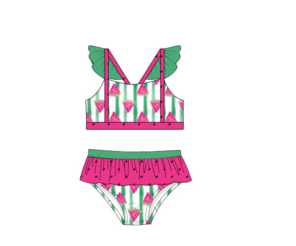 PREORDER 61: SPRING 2 - Watermelon Sugar Girl 2pc Swim