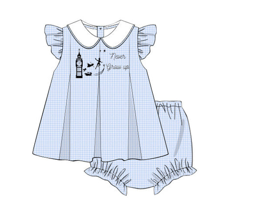 PREORDER 45: RERUNS - Never Grow Up Girl Diaper Set