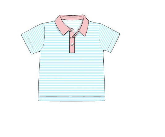RTS - Spring Polos Dad Polo - Bubblegum
