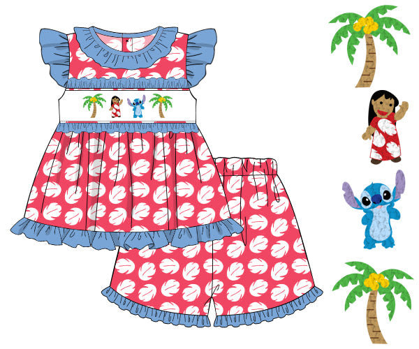 PREORDER 61: SPRING 2 - Ohana Girl Short Set