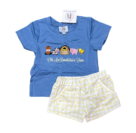 RTS - SUMMER 1 - Summer FK Farm Boy Shortie Set
