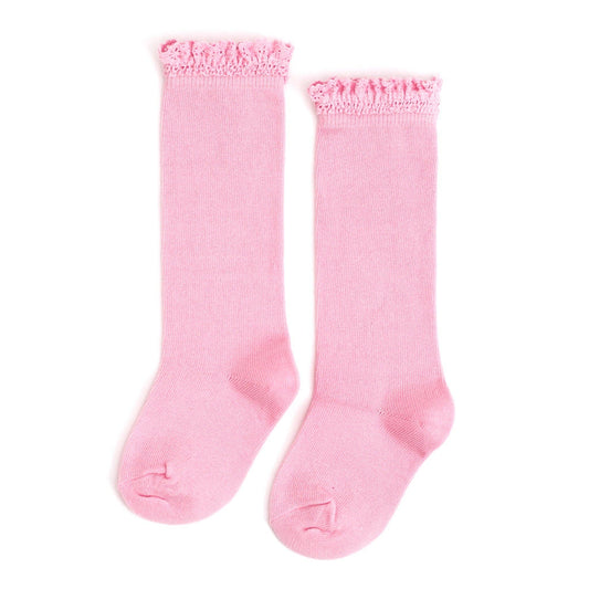 Little Stocking Co. - Blossom Lace Top Knee High Socks